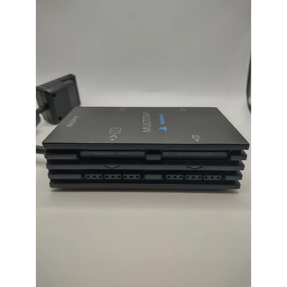 Sony Playstation 2 (PS2) Multitap Adapter SCPH-10090 OEM W/ 8MB Memory Card OEM